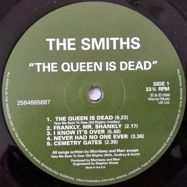 The Smiths - The Queen Is Dead (LP, Album, RE, Gat) (Mint (M))