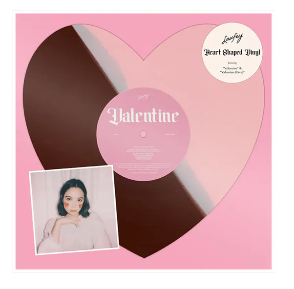 Laufey - Valentine - Heart-Shaped Chocolate Strawberry Vinyl